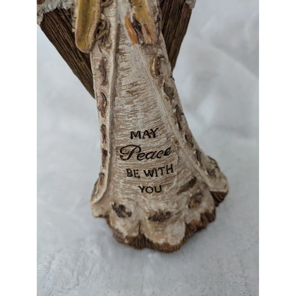 Unbranded 8 Inch Resin Angel - May Peace Be With You
